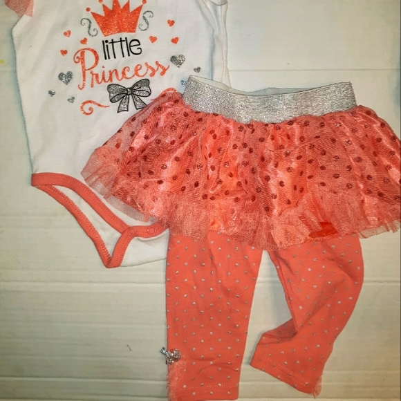 Beautiful Baby Girl Tutu Pant Onesie Sparkle Set 6 - Picture 2 of 15
